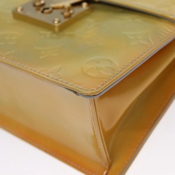 LOUIS VUITTON Monogram Vernis Spring Street Hand Bag Gris - Picture 10 of 16